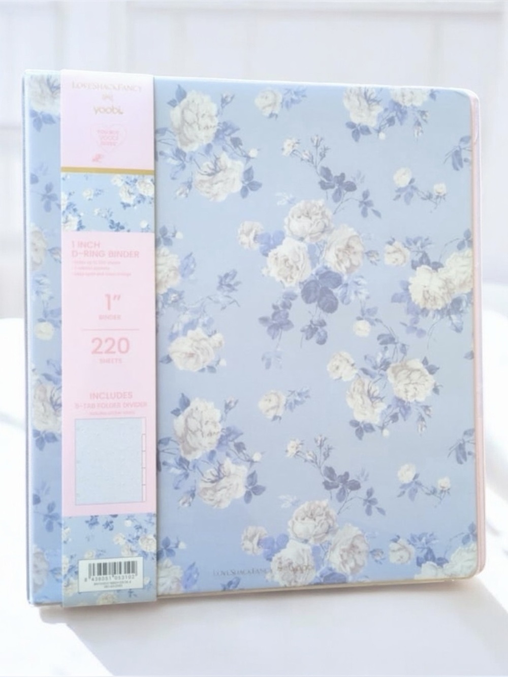 LoveShackFancy Everblooming Rosettes 3 Ring Binder